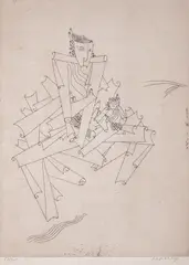 George Papazov, The Explorers, etching