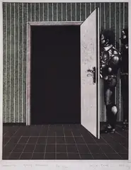Stoyan Tsanev, Presence, 1979, etching and aquatint