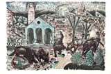 Anna Tsolovska, After Us, 1996, lithograph