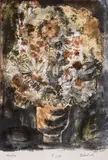 Zlatka Dabova, Spring Flowers, lithograph