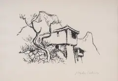 Nayden Petkov, Mill House, lithograph