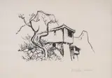 Nayden Petkov, Mill House, lithograph