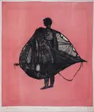 Todor Panayotov, Little Fisherman, 1974, etching