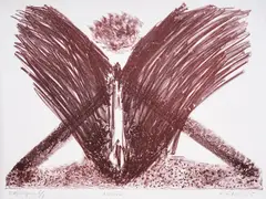 Georgy Baev, Barriers, 1985, lithography