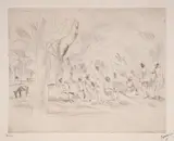 Jules Pascin, Day in Florida, etching