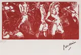 Jules Pascin, Girls of the Night, wood carving