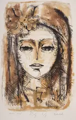Zlatka Dabova, Lazarka, 1926, lithograph