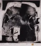 Valentin Kolev, War, 1986, etching and mezzotint