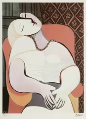 Pablo Picasso, The Dream, chromolithography