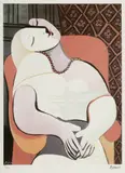 Pablo Picasso, The Dream, chromolithography