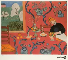 Henri Matisse, The Desert (Harmony in Red), chromolithography