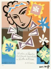 Henri Matisse, Madame de Pompadour, chromolithography