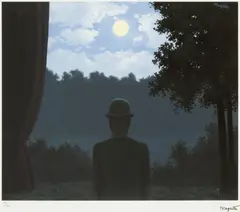 René Magritte, Meet the Pleasure, chromolithography