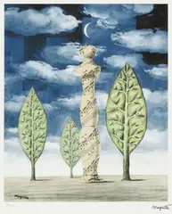 René Magritte, Love for Nature, chromolithography