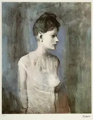 Girl with a Shirt by Pablo Picasso, chromolithography, offered Sep 2026