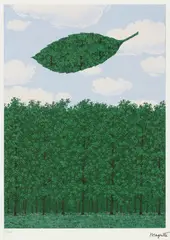 René Magritte, The Choir of Sphinxes, chromolithography