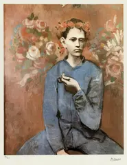 Boy with a Pipe by Pablo Picasso, chromolithography, sold Sep 2026