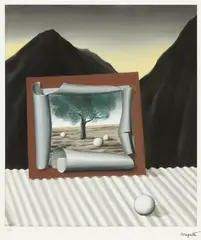 René Magritte, The Signs of the Evening, chromolithography