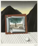 René Magritte, The Signs of the Evening, chromolithography