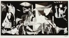 Pablo Picasso, Guernica, chromolithography