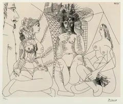 Pablo Picasso, The Feast, chromolithography