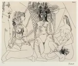 Pablo Picasso, The Feast, chromolithography