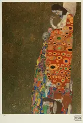 Gustav Klimt, Hope, chromolithography