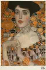 Gustav Klimt, Portrait of Adele Bloch-Bauer I, chromolithography