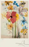 Salvador Dalí, Summer Flowers, chromolithography
