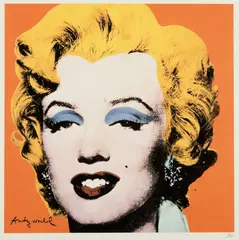 Andy Warhol, The Orange Marilyn, chromolithography