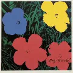 Andy Warhol, Flowers, chromolithography