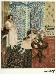 Henri Matisse, The Mauritanian Screen, chromolithography