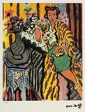Henri Matisse, Odalisque with Yellow Robe, chromolithography
