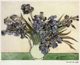 Vincent van Gogh, Irises, chromolithography