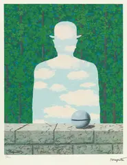 René Magritte, The Beautiful Walk, chromolithography