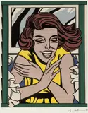 Roy Lichtenstein, The Girl at the Window, chromolithograph