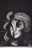 Georgi Daskalov, Portrait of a Girl, lithography