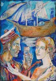Stoimen Stoilov, Marine Themes, 2020, watercolor and ink on paper
