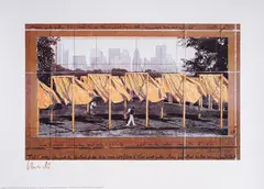 Christo, The Gates, color lithograph