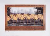 Christo, The Gates, color lithograph