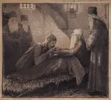 Hristo Lozev, Boris and Simeon, pencil on paper