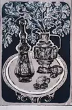 Milena Yoich, Still Life with Vases, lithography