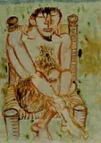Giuseppe Migneco, Figura seduta