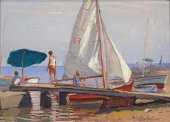Castiglioncello by Giorgio Luxardo, 1980, offered Jul 2013