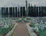 Carlo Montani, La fontana di villa Gerini, 1928
