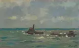 La chiatta by Carlo Passigli, offered Jul 2013
