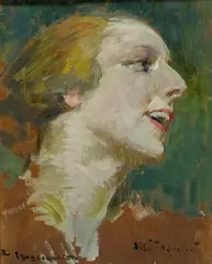Profilo di donna by Cipriano Mannucci, offered Jul 2013