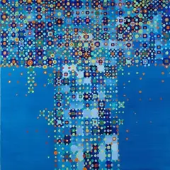 Senza titolo by Massimo Kaufmann, 2007, oil on canvas, offered Jul 2013