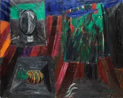 Apparizione by Bruno Cassinari, 1970, offered Jul 2013