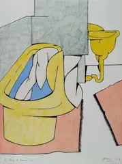 La stanza da bagno by Valerio Adami, 1967, offered Jul 2013